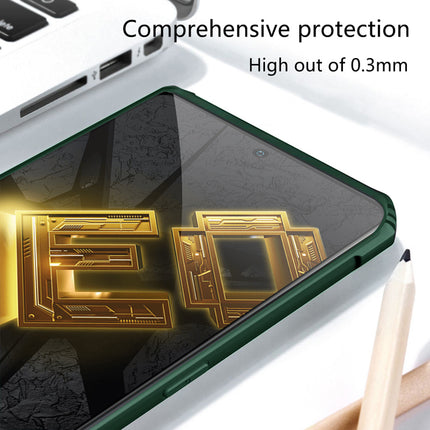 Kapa Beetle for IQOO NEO 6 (5G) Back Case, [Military Grade] Shockproof Slim Hybrid Clear Back Cover (Green)