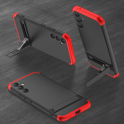 Kapa Double Dip Full 360 Protection Back Case Cover for Samsung Galaxy A34 (Red / Black) - Mobizang