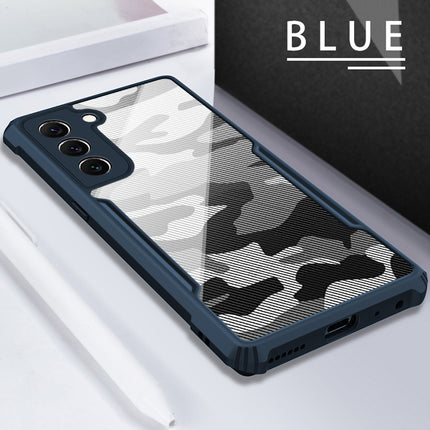 Kapa Beetle Camouflage for Samsung Galaxy S23 Plus Back Case, Shock Proof Cover (Blue)