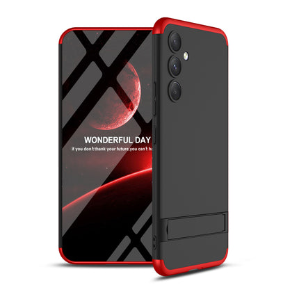 Kapa Double Dip Full 360 Protection Back Case Cover With Stand for Samsung Galaxy S23 FE (Red::Black) - Mobizang