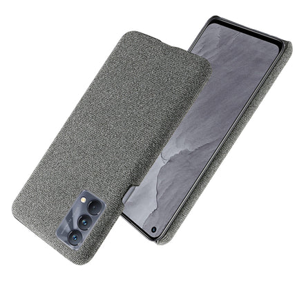 Woven Soft Fabric Case for Realme GT Master Back Cover, Shock Protection Slim Hard Anti Slip Back Cover (Grey)