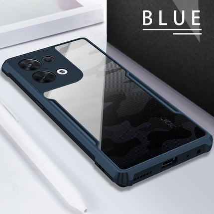 Kapa Beetle Camouflage for Oppo Reno 8 Pro (5G) Back Case, [Military Grade Protection] Shock Proof Slim Hybrid Bumper Cover (Blue)