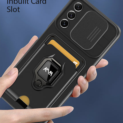Kapa Bisen Back Cover for Samsung Galaxy S20 FE,Shockproof Slim Bumper Back Case (Black)