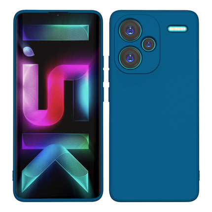Kapa Matte Protective Lens Flexible Back Cover for Redmi Note 13 PRO PLUS | Slim Silicone with Soft Lining Shockproof Full Body Bumper Case (Blue)