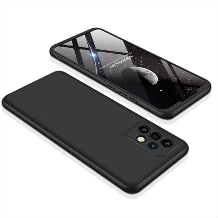 Double Dip Full 360 Protection Back Case Cover for Samsung Galaxy A52 (Black) - Mobizang