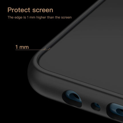 Tux Back Case for Samsung Galaxy M12 / F12 , Slim Leather Case with Soft Edge Shockproof Back Cover (Brown)