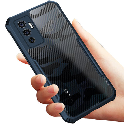 Beetle Camouflage for Vivo V23E (5G) Back Case, [Military Grade Protection] Shock Proof Slim Hybrid Bumper Back Cover , Blue