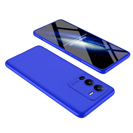Kapa Double Dip Full 360 Protection Back Case Cover for Vivo V25 PRO (5G) (Blue)