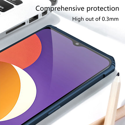 Beetle for Samsung Galaxy A12 / M12 / F12 Back Case, [Military Grade Protection] Shock Proof Slim Hybrid Bumper Cover (Blue)