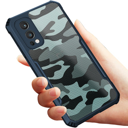 Beetle Camouflage for OnePlus Nord 2 (5G) / One Plus Nord 2 (5G) Back Case, [Military Grade Protection] Shock Proof Slim Hybrid Bumper Cover (Blue)