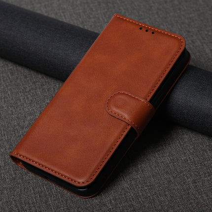 Kapa Prime Slim Magnetic Flip Cover for Vivo V27/ V27 PRO | PU Leather Shockproof Folio Case with Card Holders RFID Blocking Kickstand (Brown)