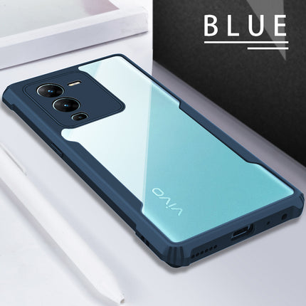 Kapa Beetle for Vivo V25 Pro (5G) Back Case, [Military Grade Protection] Shock Proof Cover (Blue) - Mobizang