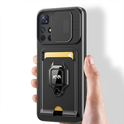 Kapa Bisen Back Cover for Xiaomi 11i HyperCharge,Shockproof Slim Bumper Back Case (Black)