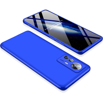 Kapa Double Dip Full 360 Protection Back Case Cover for Redmi Note 12 Pro Plus (Blue)