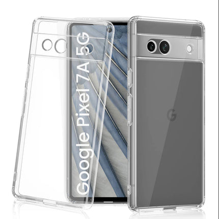 Kapa Shield Clear Acrylic Back Shock Proof Case Cover for Google Pixel 7A (Transparent)