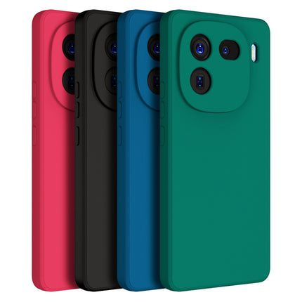 Kapa Matte Protective Lens Flexible Back Cover for Iqoo 12 (5G) | Slim Silicone with Soft Lining Shockproof Full Body Bumper Case (Black)