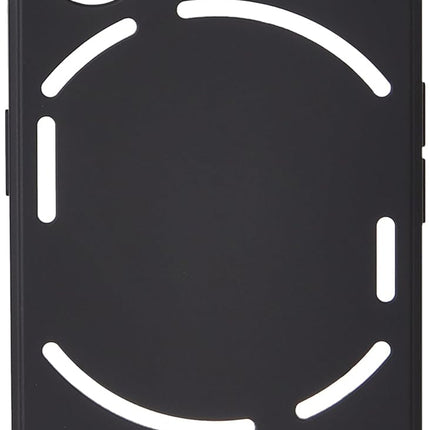 Kapa Matte Protective Lens Flexible Back Cover for Nothing Phone 2 | Slim Silicone with Soft Lining Shockproof Full Body Bumper Case (Black)
