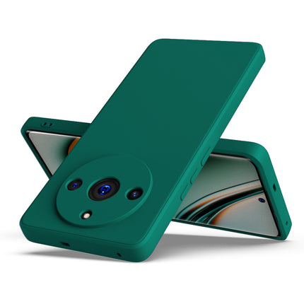 Kapa Matte Protective Lens Flexible Back Cover for Realme 11 PRO / 11 PRO + (PLUS) | Slim Silicone with Soft Lining Shockproof Full Body Bumper Case (Green)