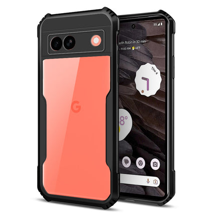 Kapa Beetle for Google Pixel 7A Back Case | [Military Grade Protection] Shock Proof Slim Hybrid Bumper Cover (Black)