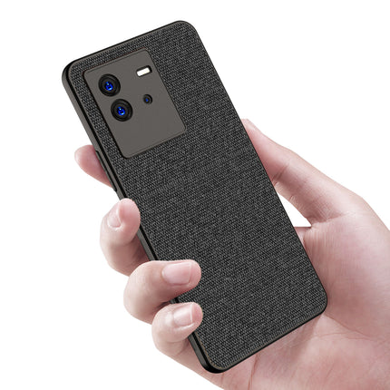 Kapa Soft Full Fabric Protective Back Case Cover for Vivo IQOO Neo 6 (5G) (Black)