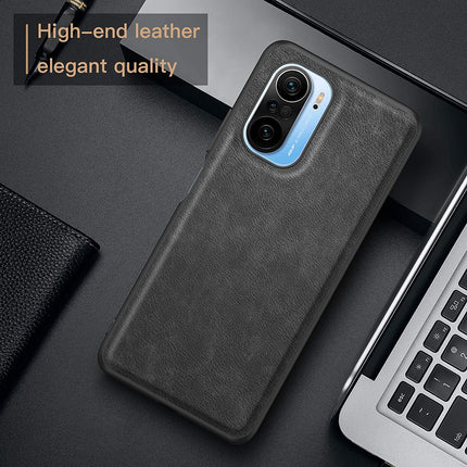 Tux Back Case for Mi 11X / Mi 11X PRO , Slim Leather Case with Soft Edge Shockproof Back Cover (Black) - Mobizang