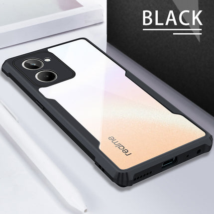 Kapa Beetle for Realme 10 Pro Back Case | [Military Grade Protection] Shock Proof Slim Hybrid Bumper Cover (Black)
