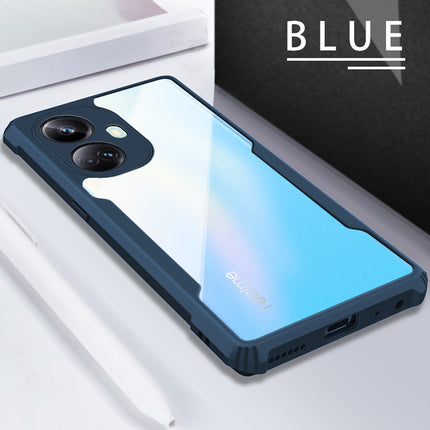 Kapa Beetle for Realme 10 Pro Plus Back Case | [Military Grade Protection] Shock Proof Slim Hybrid Bumper Cover (Blue)