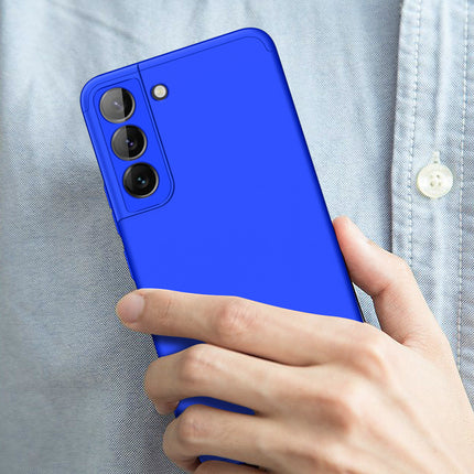 Double Dip Full 360 Protection Back Case Cover for Samsung Galaxy S22 PLUS (Blue)