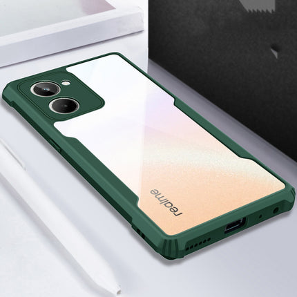Kapa Beetle for Realme 10 Pro Back Case | [Military Grade Protection] Shock Proof Slim Hybrid Bumper Cover (Green)