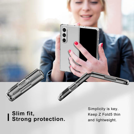 Kapa Phantom Ultra Thin Back Case for Samsung Galaxy Z Fold5 / Z Fold 5 | Full Body Protection Back Cover (Clear)
