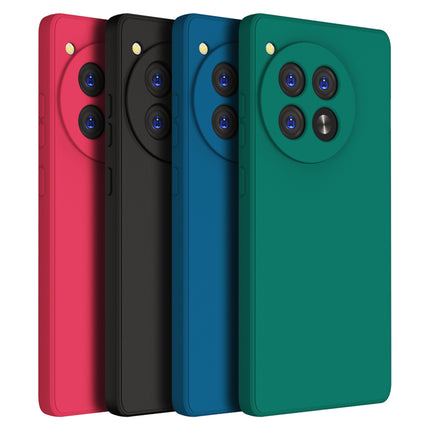Kapa Matte Protective Lens Flexible Back Cover for Oneplus 12R | Slim Silicone with Soft Lining Shockproof Full Body Bumper Case (Black)