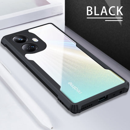 Kapa Beetle for Realme 10 Pro Plus Back Case | [Military Grade Protection] Shock Proof Slim Hybrid Bumper Cover (Black)