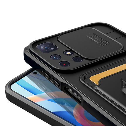 Kapa Bisen Back Cover for Xiaomi 11i HyperCharge,Shockproof Slim Bumper Back Case (Black)