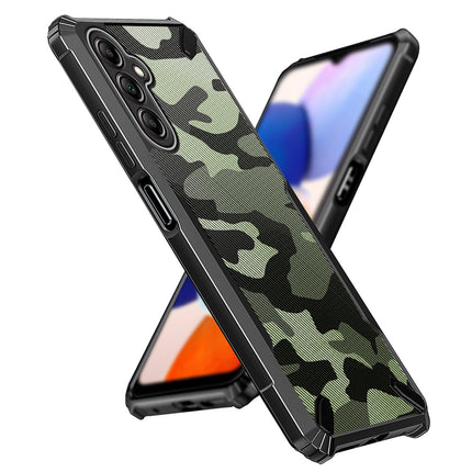 Kapa Bull Camouflage Back Cover for Samsung Galaxy A15 (5G) | [Military Grade Protection] Shock Proof Slim Hybrid Bumper Case (Black)