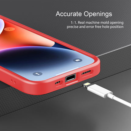 Kapa Hawkeye Clear Back Cover for Apple iPhone 15 Pro | Camera Lens Protector Shockproof Slim Clear Case Cover (Red)