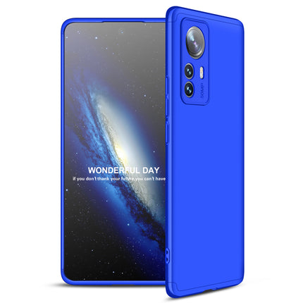 Kapa Double Dip Full 360 Protection Back Case Cover for Redmi Note 12 Pro Plus (Blue)