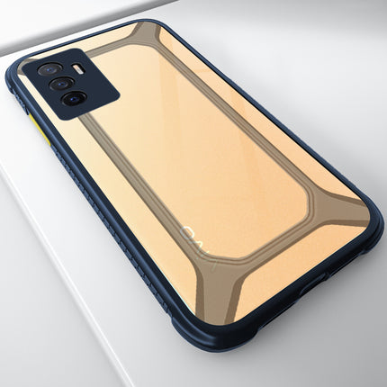Kapa Unicorn for Vivo V23E (5G) Clear Back Case, Shock Proof Slim Hybrid Bumper Cover (Blue)