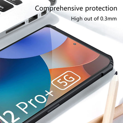 Kapa Beetle for Redmi Note 12 Pro Plus Back Case | [Military Grade Protection] Shock Proof Slim Hybrid Bumper Cover (Black)