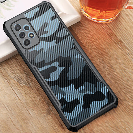 Beetle Camouflage for Samsung Galaxy A73 (5G) Back Case, [Military Grade Protection] Shock Proof Slim Hybrid Bumper Back Cover , Black