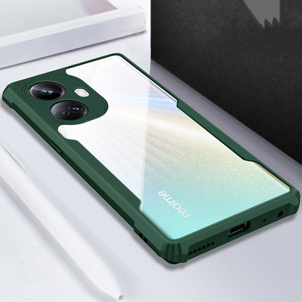 Kapa Beetle for Realme 10 Pro Plus Back Case | [Military Grade Protection] Shock Proof Slim Hybrid Bumper Cover (Green)
