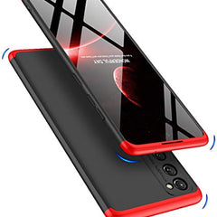 Double Dip Full 360 Protection Back Case Cover for Samsung Galaxy S20 FE (Red/Black) - Mobizang