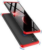 Double Dip Full 360 Protection Back Case Cover for Samsung Galaxy S20 FE (Red/Black) - Mobizang