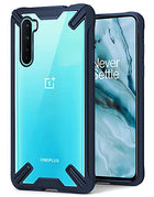 Rzants Armor for Oneplus Nord/One Plus Nord Back Case, [Military Grade Protection] Shock Proof Slim Hybrid Bumper Cover - Blue - Mobizang