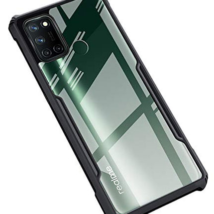 Beetle for Realme 7i / Realme C17 Back Case, [Military Grade Protection] Shock Proof Slim Hybrid Bumper Cover (Black) - Mobizang