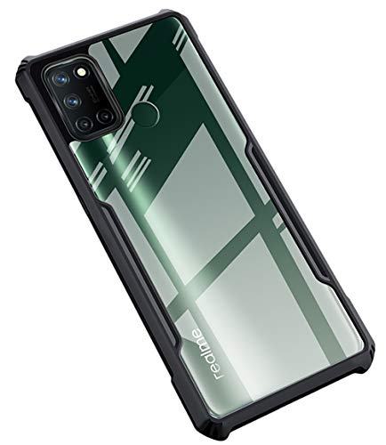 Beetle for Realme 7i / Realme C17 Back Case, [Military Grade Protection] Shock Proof Slim Hybrid Bumper Cover (Black) - Mobizang
