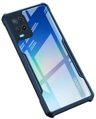 Kapa Beetle for Oppo A54 Back Case, [Military Grade Protection] Shock Proof Slim Hybrid Bumper Cover (Blue) - Mobizang