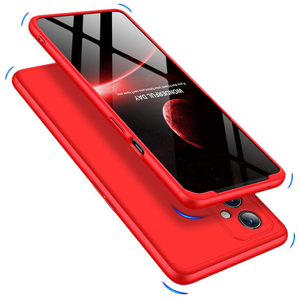 Kapa Double Dip Full 360 Protection Back Case Cover for OnePlus 9 / One Plus 9 (Red) - Mobizang
