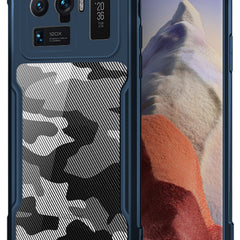 Kapa Beetle Camouflage for Xiaomi Mi 11 Ultra Back Case, [Military Grade Protection] Shock Proof Slim Hybrid Bumper Cover (Blue) - Mobizang