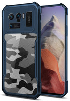 Kapa Beetle Camouflage for Xiaomi Mi 11 Ultra Back Case, [Military Grade Protection] Shock Proof Slim Hybrid Bumper Cover (Blue) - Mobizang
